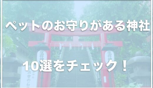 ペットのお守りがある神社10選！関西・京都の犬のお守りがある神社をチェック！